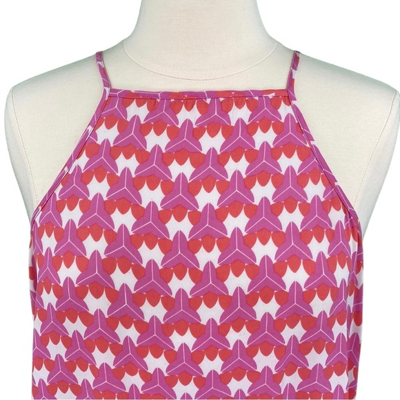 Banana Republic Milly Silk Blend Abstract Print Tank Top - Picture 2 of 16